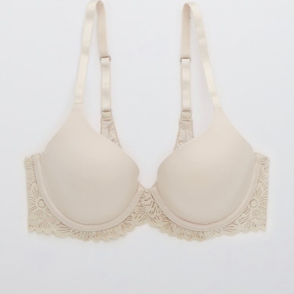 Aerie Real Sunni Full Coverage Lightly Lined Blossom Lace Bra - Picture 1 of 5